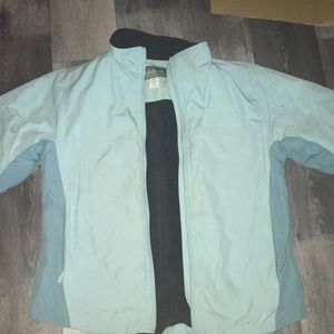 Light blue winter jacket